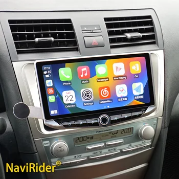 10,88 Инчов автомобилен Android 12 Qled екран Carplay За Toyota Camry 6 XV 40 50 2006 - 2011 2din Радио Мултимедиен Плейър GPS DSP