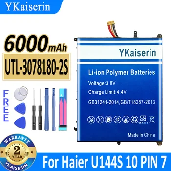 6000 mah YKaiserin Батерия UTL-3078180-2S UTL30781802S За Батерии на Лаптопи Haier U144S 10 PIN 7 Lines