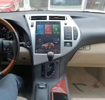 Авто Мултимедиен плеър с Android 12 За Lexus RX RX300 RX330 RX350 RX400 RX450 2009-2014 Tesla Style Автомагнитола Главното устройство GPS Navi