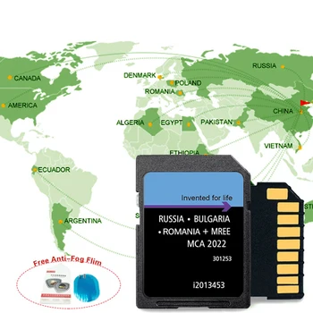 Автомобилна Навигация Аксесоари За Ford Kuga Focus 2022 MCA Navigation Memory SD Card Cover BG BG RO Карта на Източна Европа i2013453