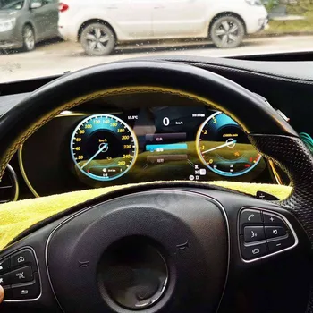 Най-високотехнологичен LCD цифров таблото за Mercedes-Benz C/GLC W205 2015-2018 Набор от уреди за измерване на Скоростта на кабината на Автомобила екран li