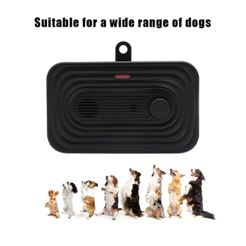 Ултразвуково устройство против лай, 4 режима, симулатор за лай на кучета, работещи на батерии, на Разстояние за откриване на 5-15 метра за кучета от всякакъв размер