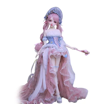 1/3 BJD Кукла 60 см Лимитирана серия Принцеса Момиче кукла Костюм Играчка MJD Подвижни Ставите на Тялото С Грим, включително коса, Очи, Дрехи