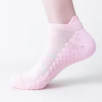 1 чифт Меки износоустойчивост диша спортни чорапи за бадминтон с кърпа за джогинг, чорапи с хавлиена кърпа за бягане, спортни чорапи