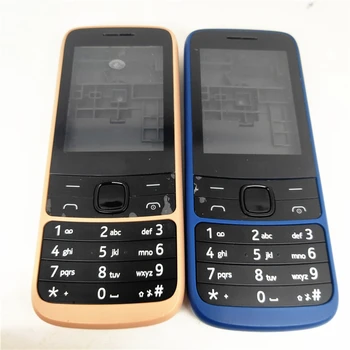 10 бр./лот За Nokia 225 4G 2020 Нов Пълен комплект Корпуса на мобилен телефон, Калъф + резервни Части за подмяна на английска клавиатура