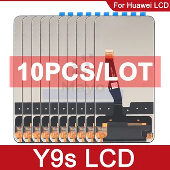 10 бр./лот на Едро, LCD дисплей За Huawei Y9S LCD STK-L21, STK-LX3 L22, Сензорен Дисплей, Дигитайзер, Монтаж, Резервни Части за LCD дисплей