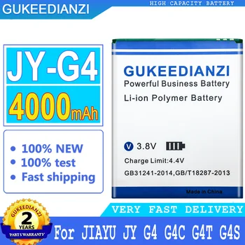 4000 mah Нов Оригинален gukeedianzi Висококачествен Взаимозаменяеми Батерия JY-G4 За JIAYU JY G4 G4C G4T G4S JY G4 Голяма Мощност Bateria