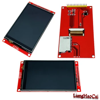 480X320 3,5-инчов 4-жични SPI LCD TFT full color модул dipsplay Адаптер печатна платка 14 pin, без докосване, най-малко 9 IO подкрепа STM32 C51