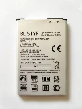 BL-51YF батерия за LG G4 H810 H811 H815 LS991 VS986 US991 VS999 F500 H818 Stylo Мобилен телефон 3000 mah Замяна