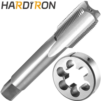 Hardiron M34 X 1,5 Метчик и матрицата на едностранна, метчик с машинна резба M34 x 1,5 и кръгла матрицата
