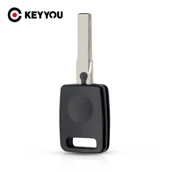 KEYYOU Дистанционно Автомобилен Ключ Калъф във Формата На Миди Делото Транспондер Чип За Audi A4 A4L A6 A6L A3 Q3 B6, C5, C6 B7 Q5 B5 Q7 A2 TT Автоматично Ключодържател