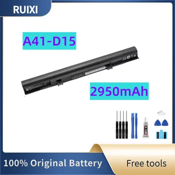 RUIXI Оригинална Батерия за Лаптоп 15,12 V 2950mAh 44Wh A41-D15 40050632 За Medion Akoya E6416 P6659 E6424 P6657 ERAZER P6661