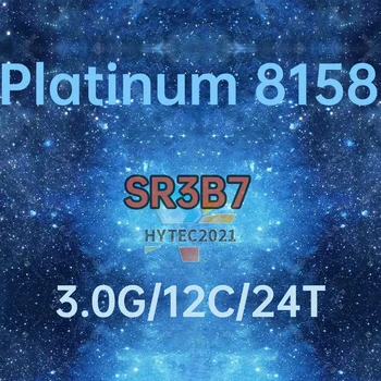 Xeon Platinum 8158 SR3B7 3,0 Ghz, 12 ядра, 24 поток, 24,75 Mb, 150 W, LGA3647
