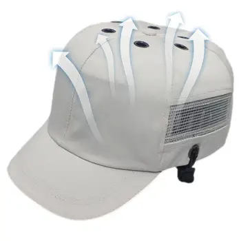 Бейзболна шапка Мотоциклетни противоударные Леки каски за скутер, протектори за тъканни каски за сигурност на работа, Защитен дишаща лесен Бейзбол