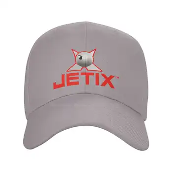 Висококачествен деним, шапка с логото на Jetix, бейзболна шапка с графичен лого на марката