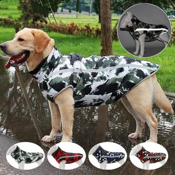 Дрехи за кучета Зимни ветрозащитная дрехи за домашни кучета, Светоотражающее палто Big Dog Charge
