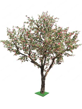 Дърво Бегония Наподобява Листата на Растенията Декоративно растение Фалшиви Дървета за Декорация на Пода с Билки Голямо Декоративно Дърво