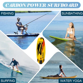 Дъска за сърф SAVA Carbon Power с Моторизираната дъска за сърф Обем 3,5 л с Голям Топливным резервоар Реактивна дъска за сърф