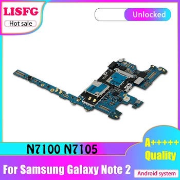 Европейската Версия за дънната платка Samsung Galaxy Note 2 N7100 N7105, Оригинална логическа такса за дънната платка Galaxy Note 2 N7100 N7105