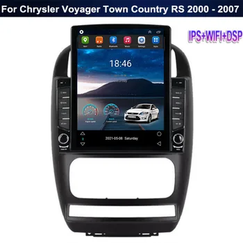 За Dodge Caravan 4 За Chrysler Voyager RG RS Town & Country RS 2000-2007 Tesla Стил Android 12 Радиото в автомобила Mutimedia Player GPS