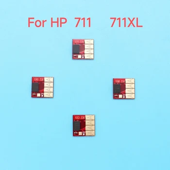 За HP 711 Чип касета Система за Автоматично нулиране на CISS За HP 711 Designjet T120 T520 С непрекъснато подаване на мастило 711XL ARC