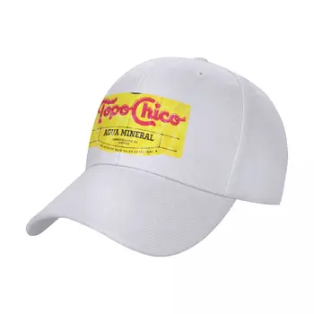 Изтъркан лого Topo Chico agua mineral (газирана минерална вода) Класическата бейзболна шапка, луксозна мъжка шапка, дамска Шапка, Мъжки