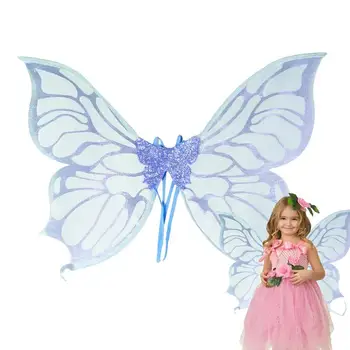Крилата принцеса, Крила на Ангел, костюм за Хелоуин, Облекло за деца, на Крилете на Ангела на Рожден Ден, Костюми Феи, Блестящи крила за