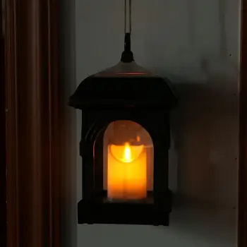 Лампа във формата на свещ, Слънчев led лампа IP44, Водоустойчив окачен лампа за дома на открито