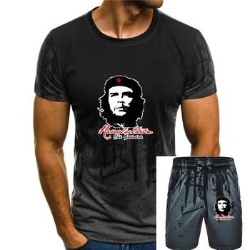 Мъжка тениска, високо качество, 100% памук с принтом революция на Че Гевара, лятна готина тениска с кръгло деколте и къс ръкав, мъжка тениска за мъже