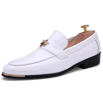 Мъжки модел обувки, Официални делови oxfords, Луксозни мъжки ежедневни модни лоферы за сватбени партита, Мъжки обувки
