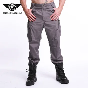 Мъжки тактически панталони с много джобове, водоустойчив износоустойчиви панталони-карго, туристически военни камуфляжные панталони
