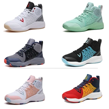 Нова мъжки лека баскетболни обувки, заглушителен дишащи против хлъзгане, маратонки, Спортни обувки за тренировка във фитнеса, Спортни обувки Basket Homme