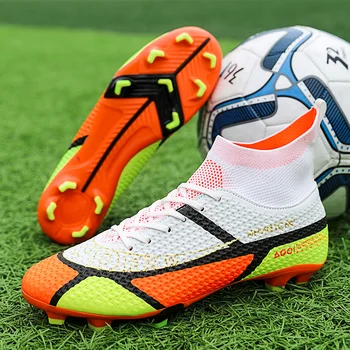 Нови мъжки футболни обувки CR7 Assassin, футболни обувки с високо качество за спорт на открито, мъжки и женски мини футболни обувки за тренировки