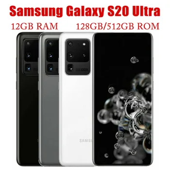 Оригинален Отключени Samsung Galaxy S20 Ultra 5G G988U1 6,9 