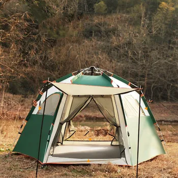 Платно Голямо Автоматично Оборудване за Палатки Луксозни Водоустойчив Палатки За нощуване На Открито Mountainhiker Tiendas Para Acampar Party Къмпинг DWH