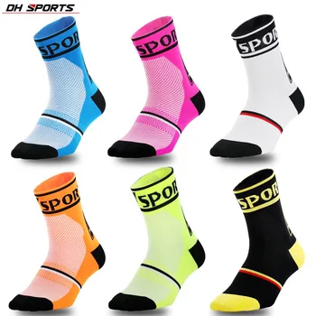 Професионални Велосипедни Чорапи МТБ Flash Дизайн, Мъжки И Дамски Чорапи за Колоездене, Дишащи Чорапи за джогинг, Пътни чорапи, Спорт 2023