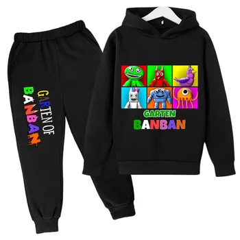 Пуловер Garten Of Banban / детски дрехи, комплект от 2 теми, есенно-зимния мек вълнен плат пуловер и панталони, костюми за момчета