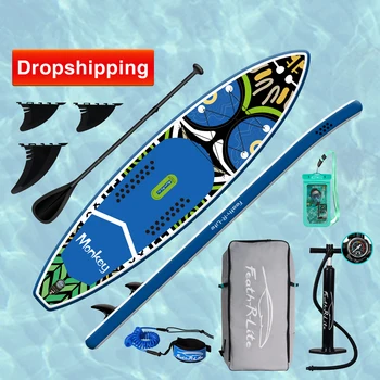 Пълен набор от аксесоари за надуваеми дъски за сърф, разходки и ремъци за водни спортове Sup Bord бяла дъска Каяк