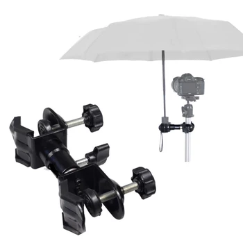 Скоба за чадър за камера с клипс за употреба на статив, стойка за чадър с клипс, поставка за конзола, Директна доставка