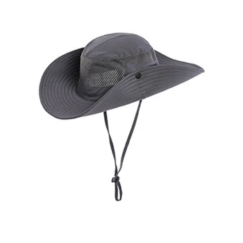 Солнцезащитная шапка с широка периферия, мъжки шапки-кофи, оригинална мрежа шапка, риболовна шапка за риболов, разходки, градина, плажа