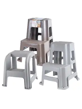 Стол-стълба с двойно предназначение, двустепенни стълбище с един педал, столче за катерене по стълбите, столче за домашна автомивка, двуетапен табуретка