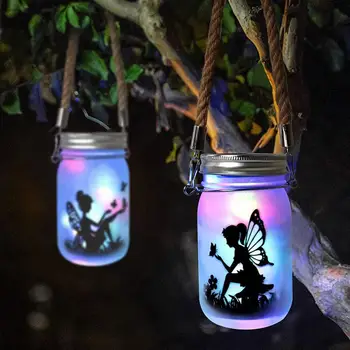 Страхотна нощна светлина, водоустойчив съд-фенер със собствените си ръце, декорация за стаи, градинска декоративна стъклена бутилка с подсветка, меняющей цвят, Проект