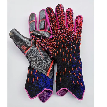 Футболни ръкавици вратаря, Професионални спортни ръкавици за възрастни, мъжки износоустойчиви Латексови ръкавици футболен вратар